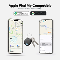 Traceur anti-perte et antivol à double système pour les appareils Apple et Android, localisation intelligente par positionnement global sans fil