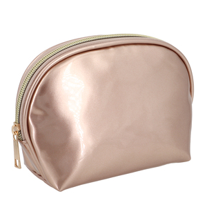 Thời trang bằng sáng chế <span class=keywords><strong>PU</strong></span> da Bán Nguyệt Mỹ phẩm làm đẹp vệ sinh dây kéo túi Vỏ chất lượng tùy chỉnh sáng bóng trang điểm da <span class=keywords><strong>Pouch</strong></span> - Product Image 5