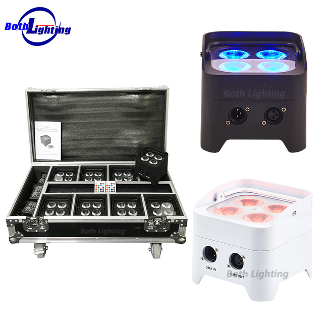 BOTHLIGHTING S4 Mini 4*18W 6in1 LED Mini Battery Par Can Wireless DMX Wedding Stage Light