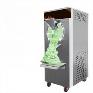 Machine à glace italienne professionnelle 48L/H à 5 programmes, compatible fruits et lait, haute productivité, congélateur automatique par lots - Product Image 1