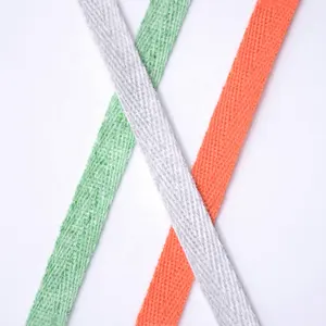 Herringbone Ribbon Band Twill Tape Wholesale Jacquard Polyester Soft Bias Tape Custom Cotton Webbing