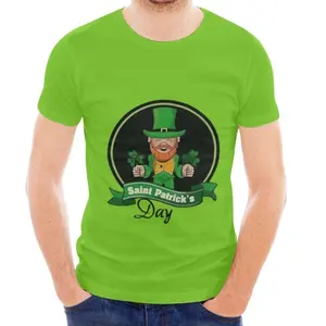 Selling creative st.patrick's day design Irish Dwarf Shamrock custom print st.patricks day shirts