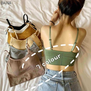 <span class=keywords><strong>Reggiseno</strong></span> sportivo da donna <span class=keywords><strong>senza</strong></span> cuciture, avvolgente sul petto, con <span class=keywords><strong>spalline</strong></span> incrociate sulla schiena, modello gilet. - Product Image 1