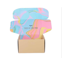 Boîtes d'expédition haut de gamme entièrement personnalisables en couleur (intérieur et extérieur) avec logo pour emballage cadeau, chaussettes, fourrure – Conception pliable robuste