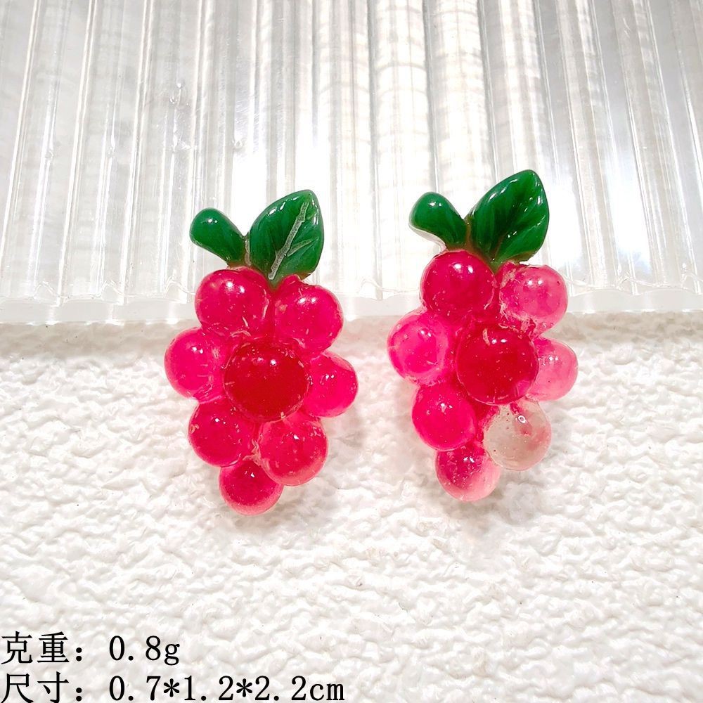 Uva morada---Fruta translúcida