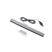 Barre de capteur de remplacement Wii, récepteurs filaires, rayon de Signal IR, prise USB pour Nitend Wii, Accessoires de jeu à distance