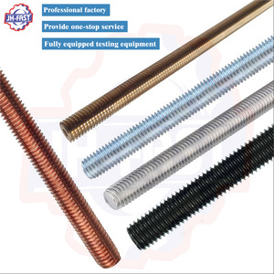 Haste roscada galvanizada Din975 m3 m4 m5 m6 m8 m10 m12 m20 Haste roscada grau 5 8 Haste roscada completa - Product Image 1