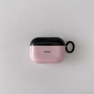 Étui pour écouteurs Apple AirPods 4ème génération, nouvelle coque simple intégrale noire et rose anti-chute - Product Image 5