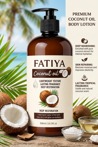 Lotion corporelle quotidienne éclaircissante naturelle hydratante et nourrissante au collagène et à la vitamine E, parfum floral bio, 500 ml - Product Image 3