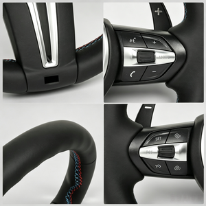 Volante Deportivo de Cuero Resistente para BMW F30 E90 M3 M5 E92 E46 E87 F22 F34 F06 E39 F07 F40 F80, Plug and Play, Superventas - Product Image 3