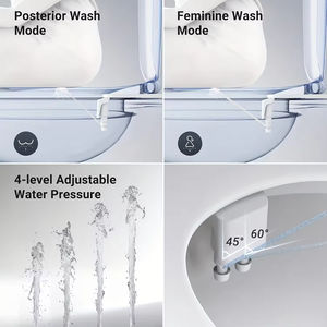 Accesorio de inodoro de bidé de autolimpieza moderno Bofan, diseño ABS de fácil uso para hoteles, apartamentos, plástico no eléctrico para Baño - Product Image 5