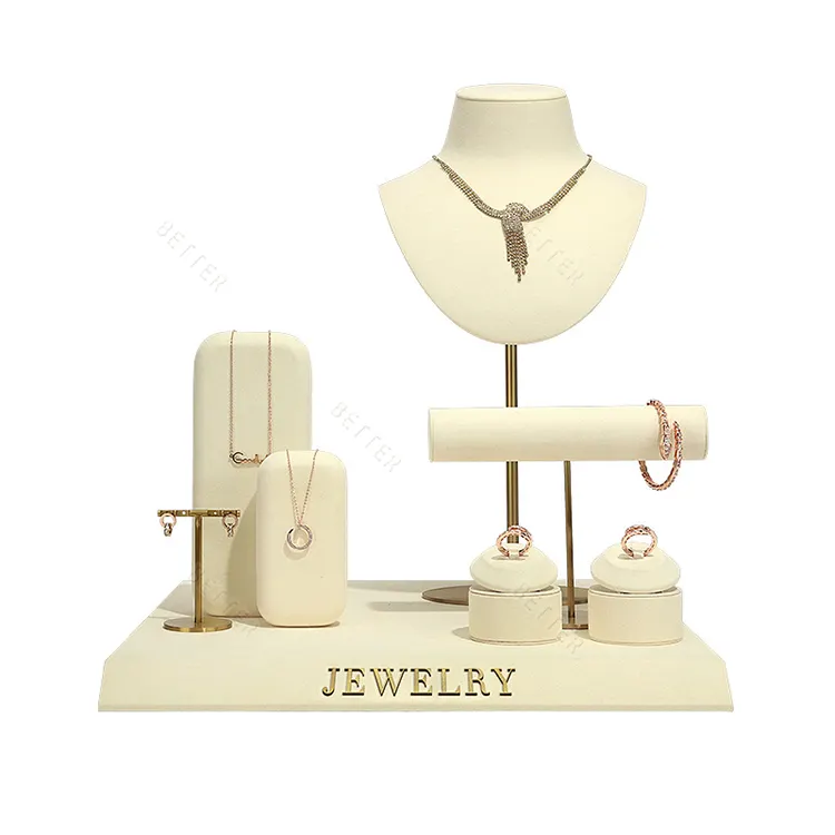 Disesuaikan perhiasan kertas pemegang berputar cincin pemegang perhiasan terus menerus cincin perhiasan