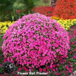 Macetas Grandes en Forma de Bola, Artículos de Jardinería, Macetas de Plástico Grandes en Forma de Bola para Flores - Product Image 1