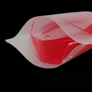 Poches à bec verseur écologiques et recyclables en PET/PE avec impression en gravure pour jus, bière, boissons liquides - Product Image 2