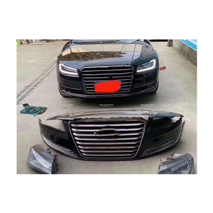 Aplicable a Audi <span class=keywords><strong>A8L</strong></span> 12-17, Versión Antigua de la Nueva D4, Parachoques D4PA Modificado, Faros Delanteros LED Matrix <span class=keywords><strong>W12</strong></span> - Product Image 3