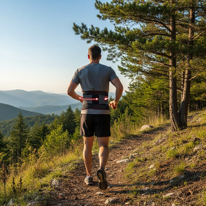 Ceinture de soutien lombaire respirante toutes saisons avec plaques en acier pour le sport et les activités de plein air, soutien de la taille pour adultes, enveloppant - Product Image 3