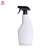 Flacons de pulvérisation à déclenchement d'acohol chimique imprimés avec logo personnalisé en plastique hdpe 500ml 17.5oz