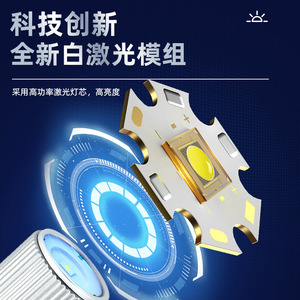 ไฟฉายคาดศีรษะ LED อัจฉริยะสำหรับใช้งานกลางแจ้ง IP65 ควบคุมด้วยเซ็นเซอร์ ปรับความสว่างได้ ตัวเครื่องทำจากอลูมิเนียมอัลลอย ชาร์จด้วยพอร์ต Type C เหมาะสำหรับตกปลาและเดินป่า - Product Image 5