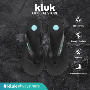 KLUK Prix bas Haute qualité Nouvelles tongs pour hommes Helios Esta Fullblack Sandales anatomiques de qualité supérieure - Product Image 4