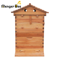 Matériel d'apiculture Prix usine Nouvelle ruche à miel à flux automatique 7 cadres en bois de sapin enduits de cire à flux automatique à queue d'aronde