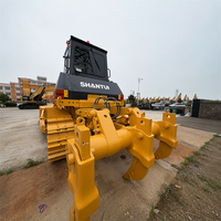 Excavatrice sur chenilles reconditionnée et durable SHANTUI SD22 pour les travaux d'ingénierie des fondations et de pieutage dans les infrastructures urbaines