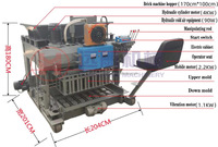 Presse hydraulique pour moules à briques de route en béton et ciment, machine automatique de fabrication de blocs creux en cendres volantes