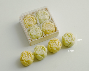 Wholesale Handmade Soy Wax Flower-Shaped Art <b>Candles</b>-Environment-Friendly Long-Lasting Scented for Christmas Home Decoration - Product Image 5