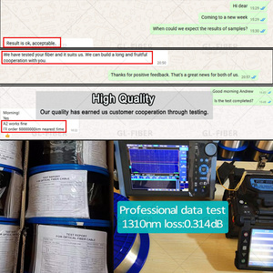 Disponibile <span class=keywords><strong>Fibra</strong></span> Ottica Nuda G652D G657A1 G657A2 50KM Bobina Monomodale 0.2mm 0.25mm 0.27mm per FTTX Droni FPV - Product Image 4