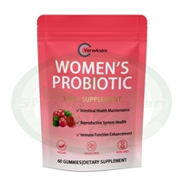 Compléments Probiotiques OEM Haute Puissance pour Femmes Adultes – Sans Sucre, Sans Gluten, Gommes Naturelles pour la Santé Digestive et le Soutien Immunitaire Intestinal