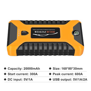 Professionnel 18800mAh Booster Pack 400A puissance de démarrage 5L <span class=keywords><strong>essence</strong></span> 4L <span class=keywords><strong>Diesel</strong></span> Support camion <span class=keywords><strong>voiture</strong></span> moto saut démarrage LED - Product Image 5