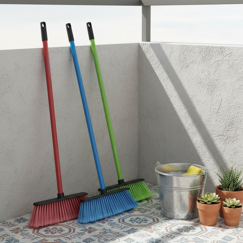 Indoor Broom 120cm Long Handle House
