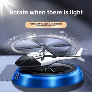 Cao cấp người đàn ông trong xe trung tâm giao diện điều khiển trang trí nguồn cung cấp năng lượng mặt trời xoay máy bay Nước hoa xe hương liệu trang trí làm giấy - Product Image 6