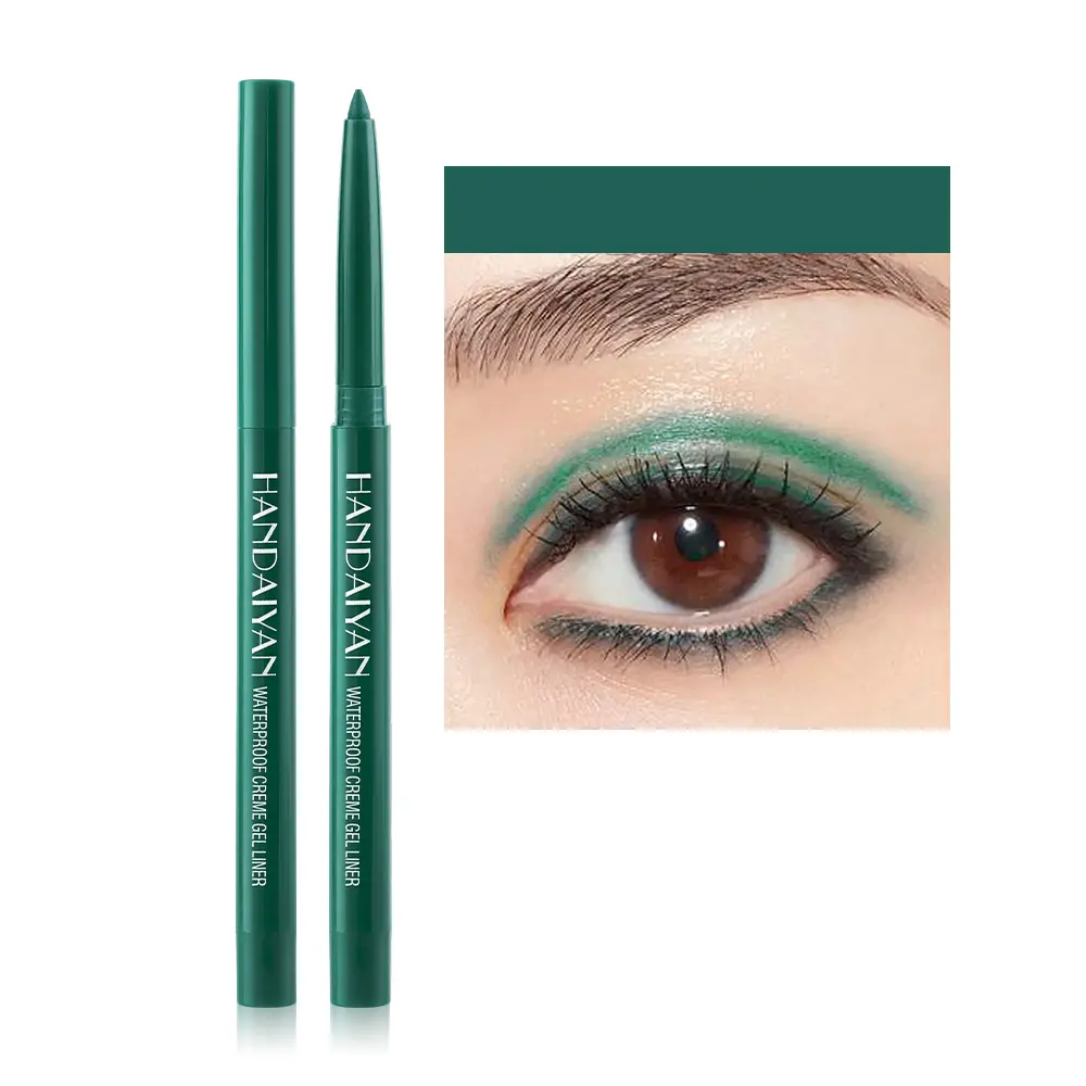 2023 Factory Wholesale Hot Selling Green Infinity Waterproof Good Quality Eyeliners Makeup Multi Eyeliner Pen