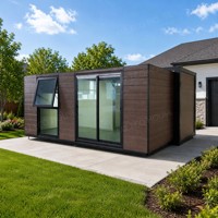 Maison préfabriquée personnalisée en conteneur extensible de 20 pieds ou 40 pieds avec cuisine, villa, logement préfabriqué, maisonnette portable, maison mobile