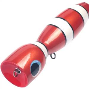 Top eau crayon en bois Stickbaits leurre appâts artificiels 17.5CM/120g en bois Popper leurre pêche à la traîne leurre corps bois - Product Image 2