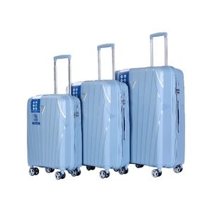 Custom Large Aluminium <strong>Trolley</strong> 20 24 28 PP Suitcase Luggage Sets with TSA Lock Travel Suitcase - Product Image 4