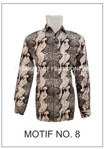 Camisa batik de algodón 100% para hombre, manga larga informal y formal con función antiarrugas, directo desde Indonesia - Product Image 2