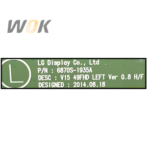 Display <span class=keywords><strong>LG</strong></span> LC490DUY-SHA2 <span class=keywords><strong>FHD</strong></span> 49 Pollici, Schermo LCD LED TFT, Pannello Open Cell, Parti di Ricambio per Riparazione TV Smart - Product Image 5