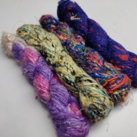Chaussettes en fil de banane colorées, élastiques, recouvertes de caoutchouc, en polyester teint, recyclables, certifiées ISO9001, brodées, faites à la main, pour la couture