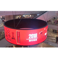Écran LED souple TOPvision, design fin et pliable, promotion de la marque, mur de rideaux TV P2.5