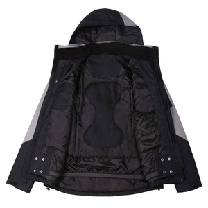 Veste de ski de montagne unisexe personnalisée, résistante à l'eau, respirante, doublée de polaire, avec capuche, pour softshell - Product Image 3