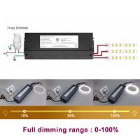 Boîtier de jonction étanche AC 110v 120V vers 24V DC 30w 60w 100w 200w 400w, sortie multiple simple, isolation, gradation de profondeur, driver LED