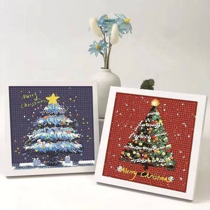 XIXI Modern DIY Gem <b>Art</b> Handpainted 30*40 Framed <b>Diamond</b> <b>Painting</b> Christmas Tree Landscape Gift Acrylic Irregular Shape - Product Image 3