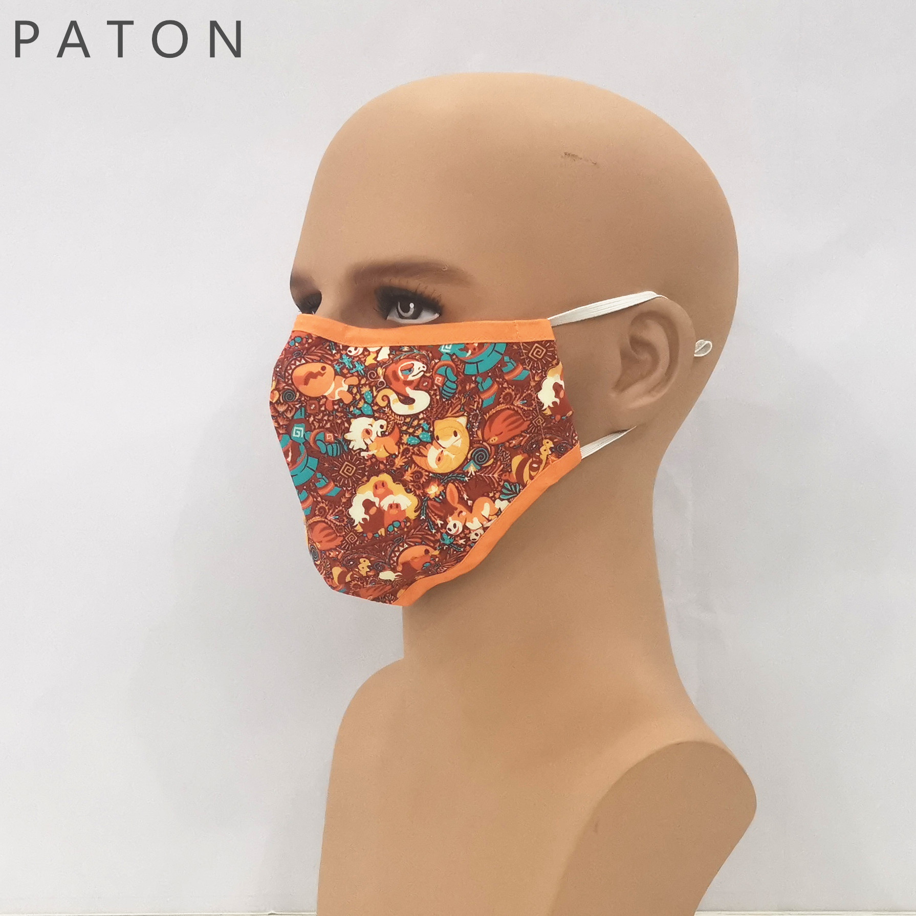 Оптовая продажа, уличная спортивная одежда, многоразовая Серебристая ионная хлопковая белая маска для лица