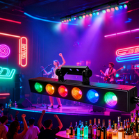 50W RGBW DMX LED barre lumineuse de lavage de scène fête mariage spectacle en direct éclairage de scène 4 in1 COB DJ lumière avec son activé