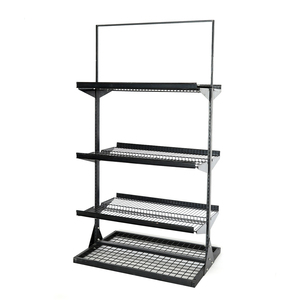 Contraste <span class=keywords><strong>de</strong></span> couleur mode 3 couches réglable Type ouvert produit support épicerie présentoirs pour magasin près <span class=keywords><strong>de</strong></span> moi - Product Image 2