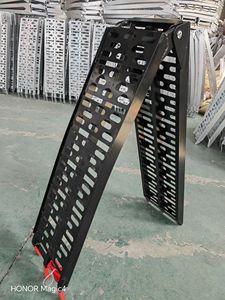Escalera de rampa de bicicleta de aluminio <span class=keywords><strong>Rampas</strong></span> de carga de aluminio plegables <span class=keywords><strong>para</strong></span> motocicleta Quad ATV - Product Image 4
