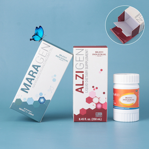 Emballage Bravo OEM/ODM, boîte en carton pliable à fond sécurisé, taille personnalisée, logo, boîte en carton, UV, écologique, recyclable, soins <span class=keywords><strong>de</strong></span> santé - Product Image 1
