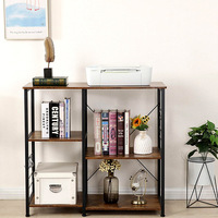 Étagère de rangement mobile à trois niveaux en métal pour four à micro-ondes, pour la cuisine