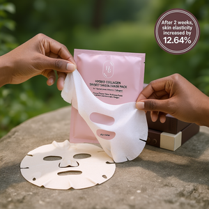 Paquete de 4 Mascarillas Faciales de Hidrocolágeno para el Cuidado de los Poros, para Todo Tipo de Piel - Product Image 3
